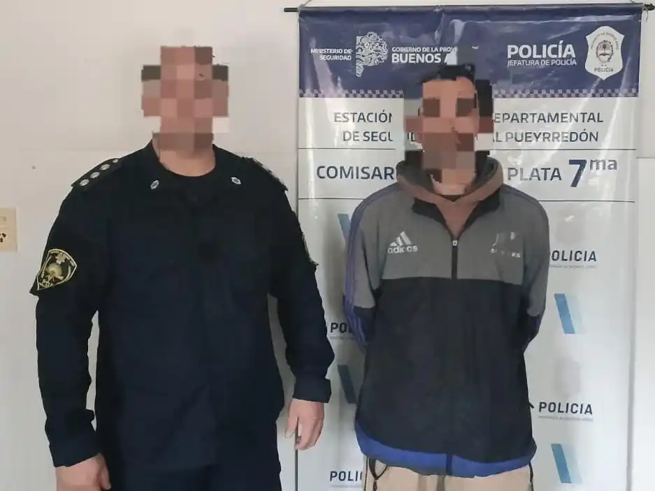 El hombre fue detenido cuando se acercó a la vivienda de Zuviría al 900.