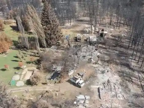 Un retrato de las zonas dañadas por los incendios