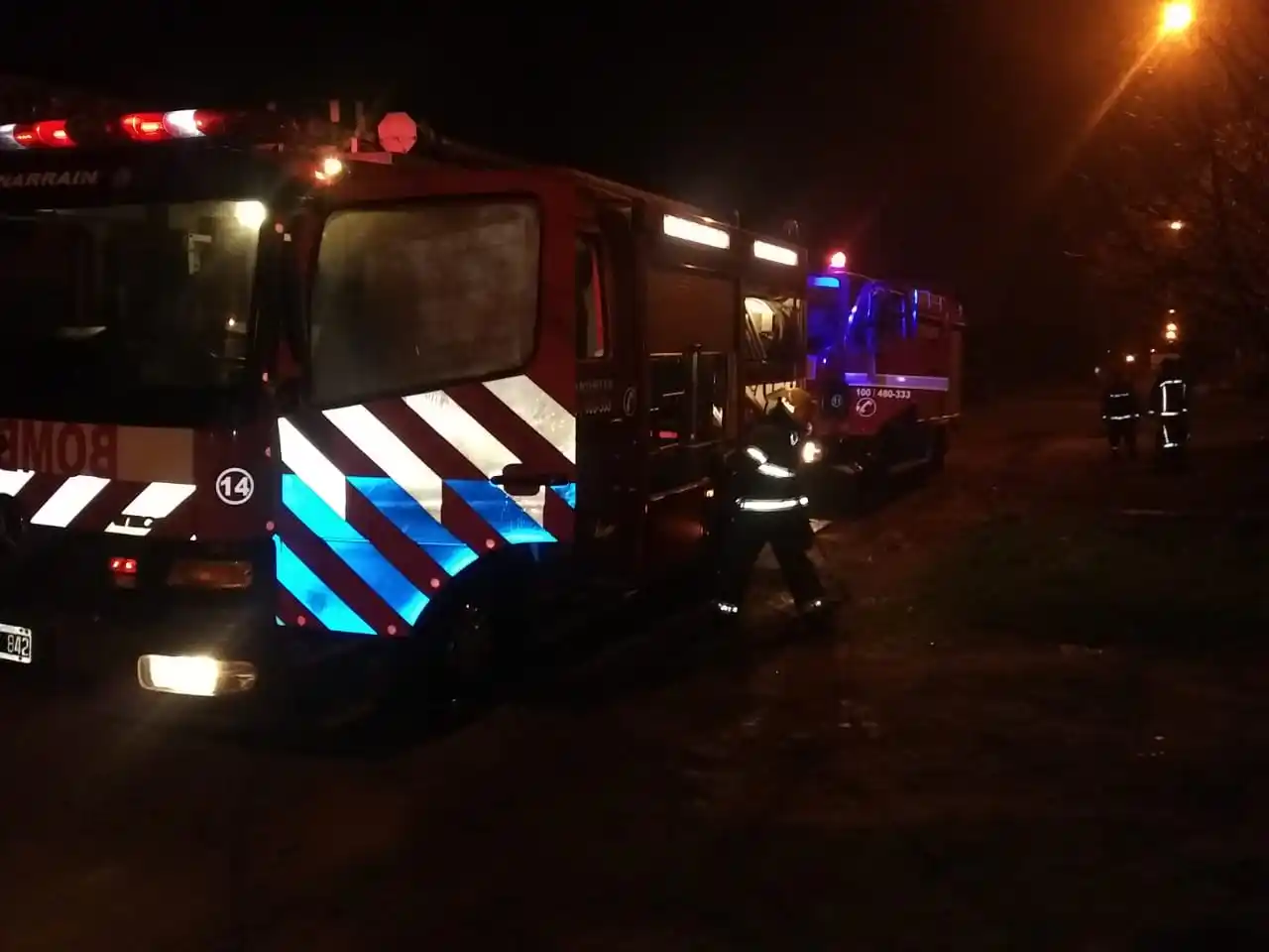 Investigan si fue intencional un incendio que destruyó una vivienda en Urdinarrain