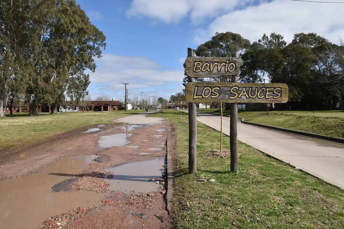 Sale a licitación la obra de repavimentación de uno de los accesos al barrio Los Sauces