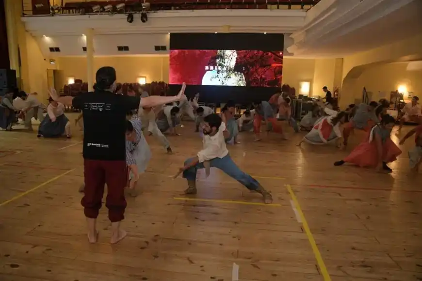 Ensayo general de la Delegación Santafesina que participará del Festival de Cosquín