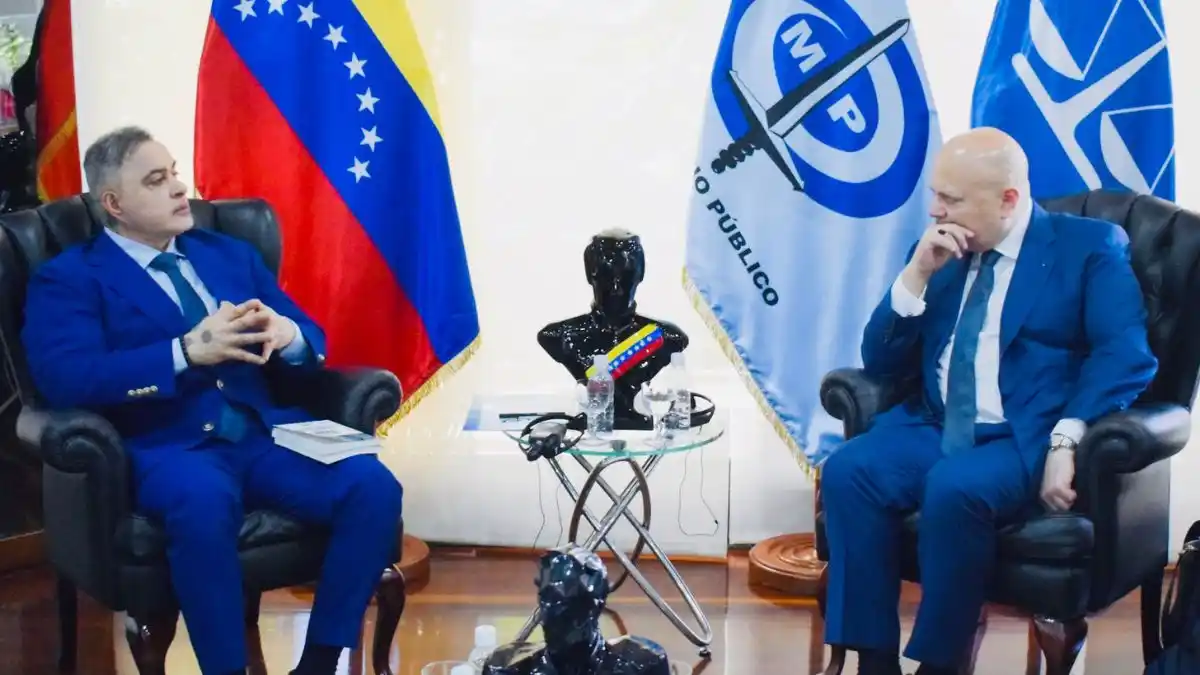 COMIENZA LA VISITA DEL FISCAL DE LA CPI: Karim Khan y Tarek William Saab revisaron la protección de los DD.HH en Venezuela