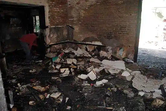 Incendio en el Comité radical en Olavarría: Evalúan si interviene la Justicia Electoral 
