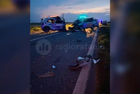 Un choque frontal en Ruta 34 dejó un fallecido y cuatro heridos