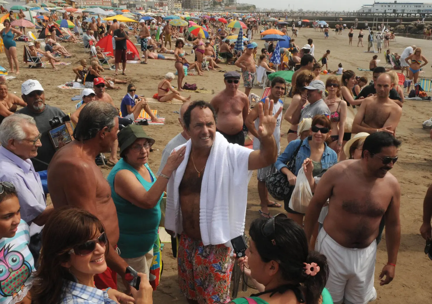Scioli culpó a los "ajustes" por la mala temporada en Mar del Plata