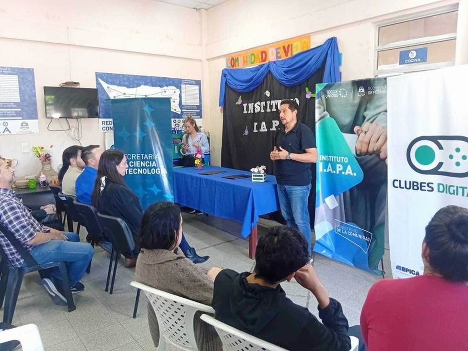 Barrio Obrero: comenzó el segundo año del
club digital que funciona en la sede del IAPA