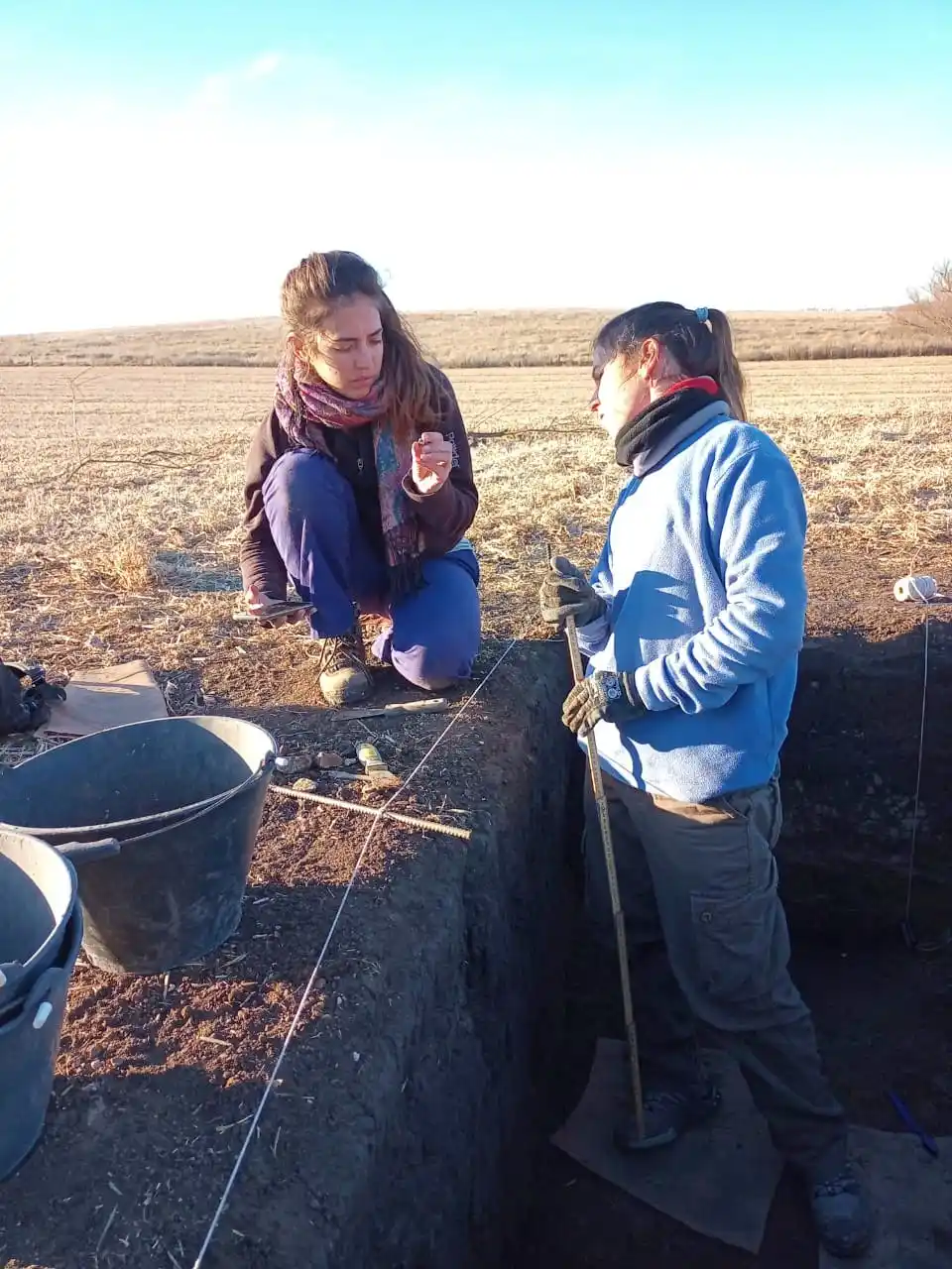 Durante las excavaciones que arrojaron como resultado nuevos descubrimientos sobre la cultura indígena prehispánica de la región.