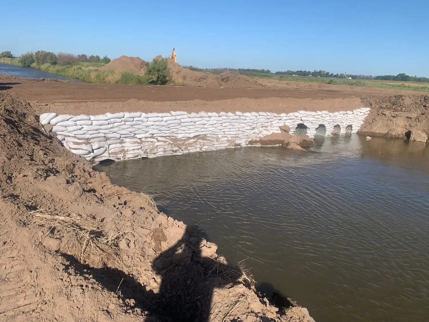 Ruta 33: Habilitaron el paso alternativo en el puente Cuero de Zorro entre Rivadavia y Trenque Lauquen