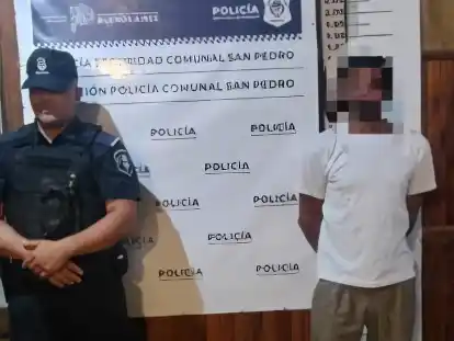 El agresor, de 45 años, fue trasladado a la Comisaría.