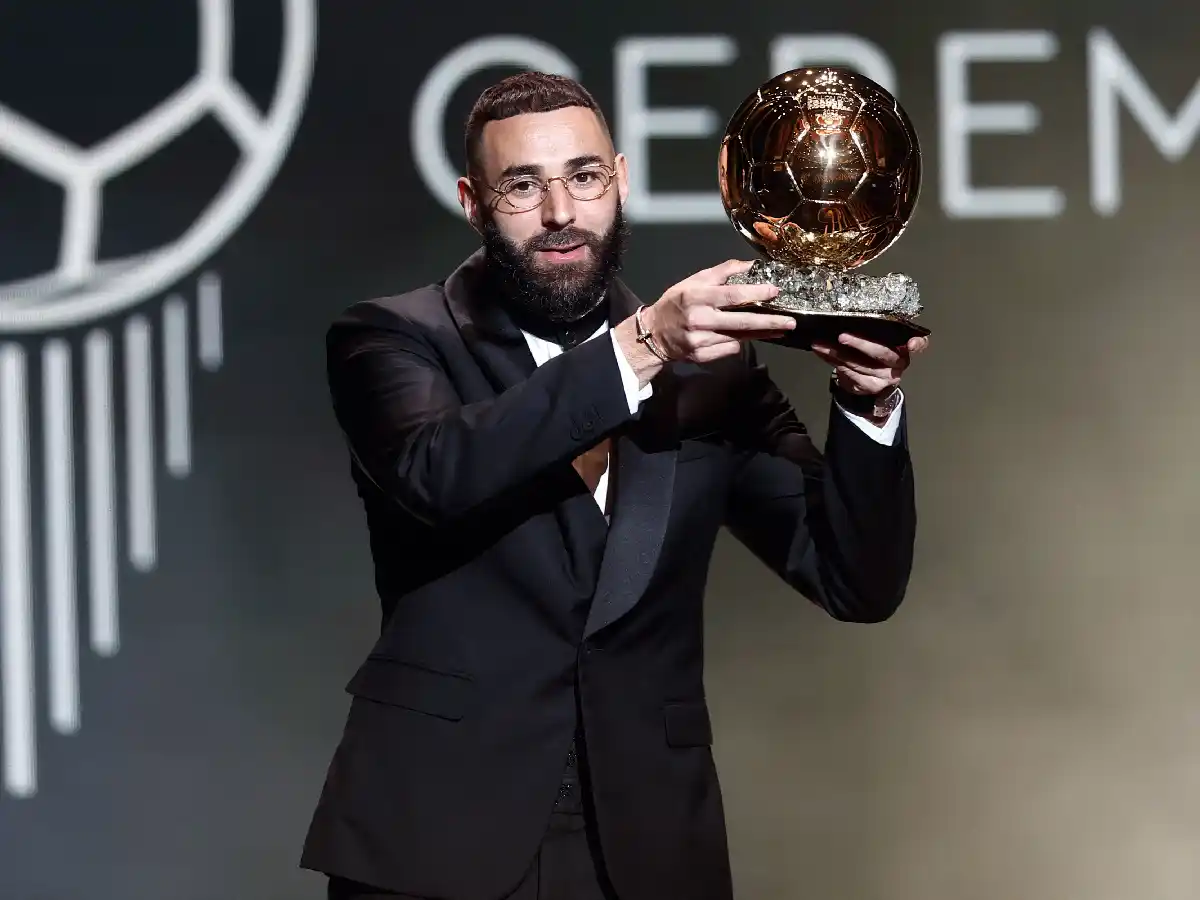 Benzema ganó el Balón de Oro