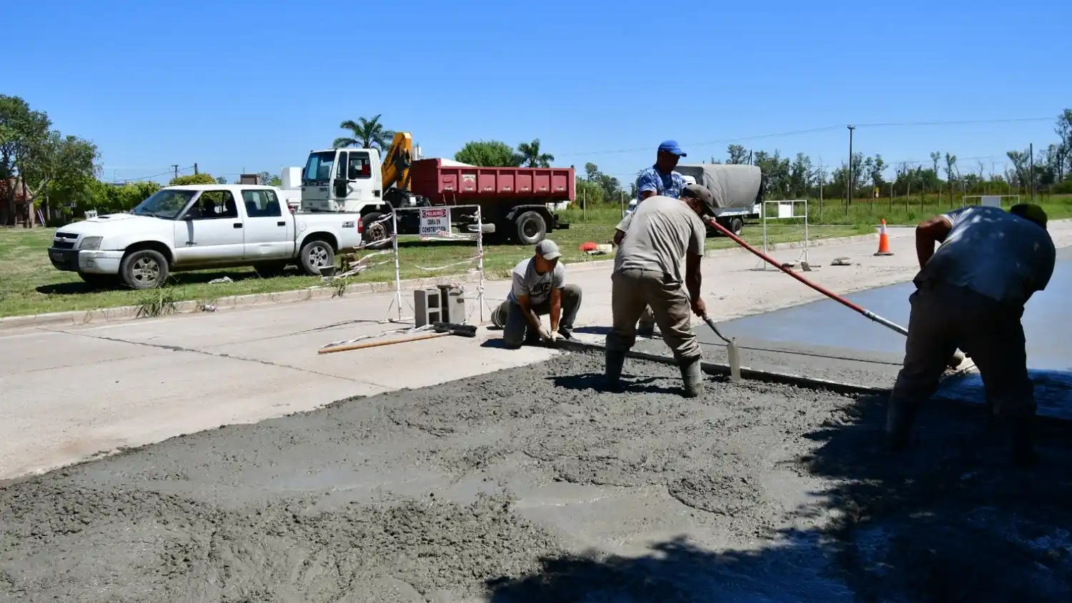La obra se hace en el tramo comprendido entre calle Gutiérrez (N) y José Hernández.