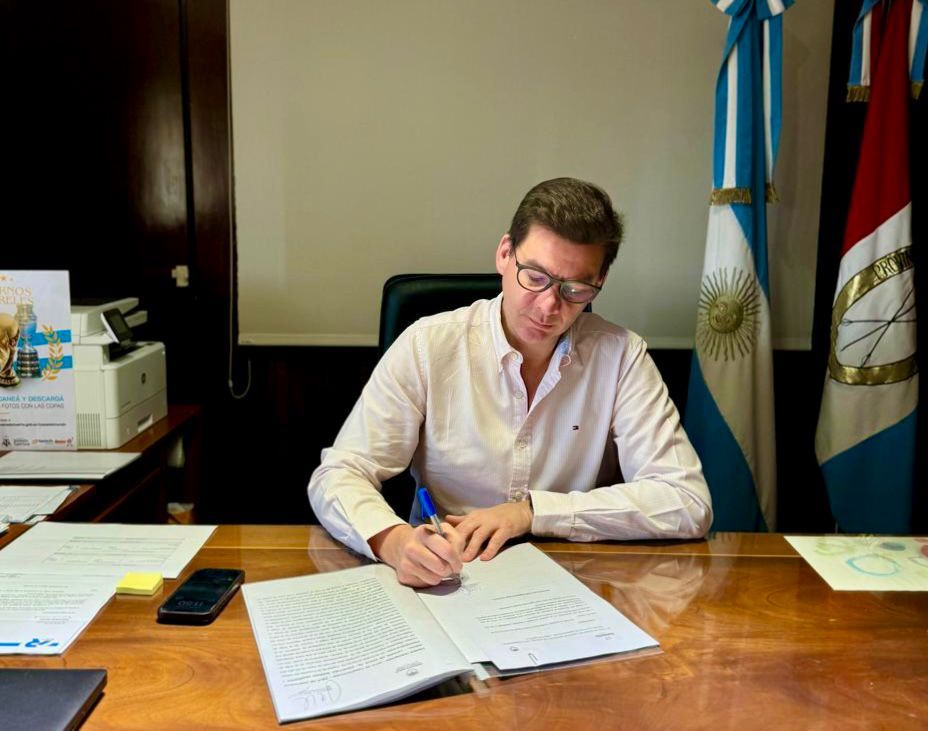 Vicepresidente de Lotería de Santa Fe, Daniel Di Lena.