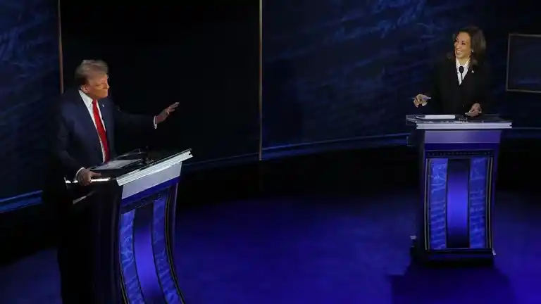 Donald Trump debate con Kamala Harris en Filadelfia, a 56 días de las elecciones presidenciales en Estados Unidos