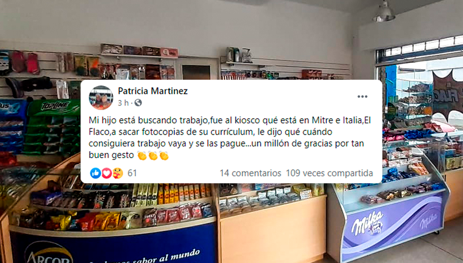 El gesto del “flaco”