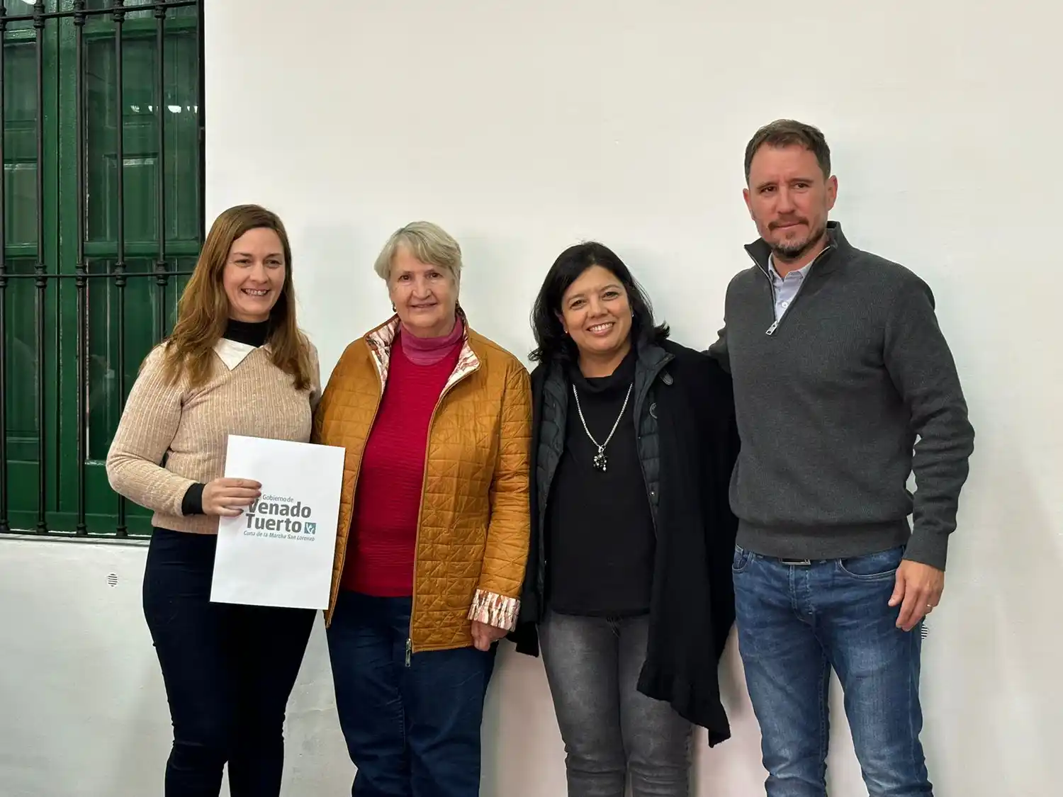 El concejal Juan Ignacio Pellegrini encabezó el acto.