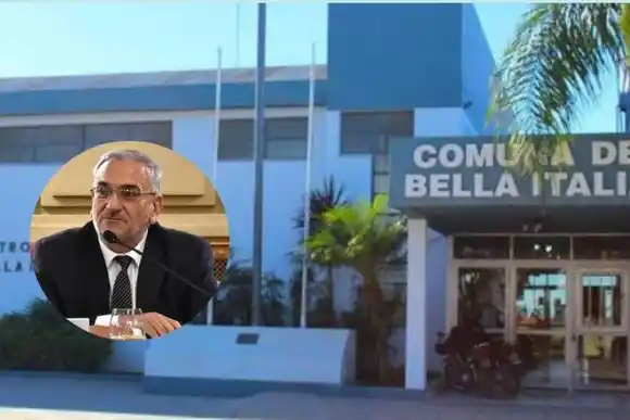 Calvo acompañó a la comunidad de Bella Italia en sus fiestas patronales