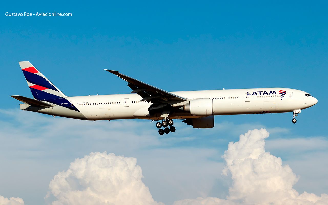 LATAM began flights between Lima and Sao Paulo with Boeing 777 aircraft