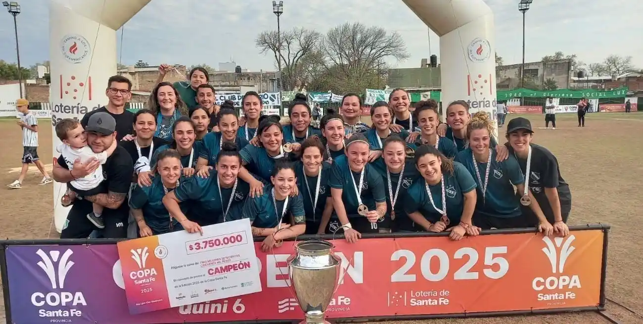 Copa Santa Fe femenina: Social Lux venció a Unión por penales y es campeón en Rosario. Foto: Gentileza