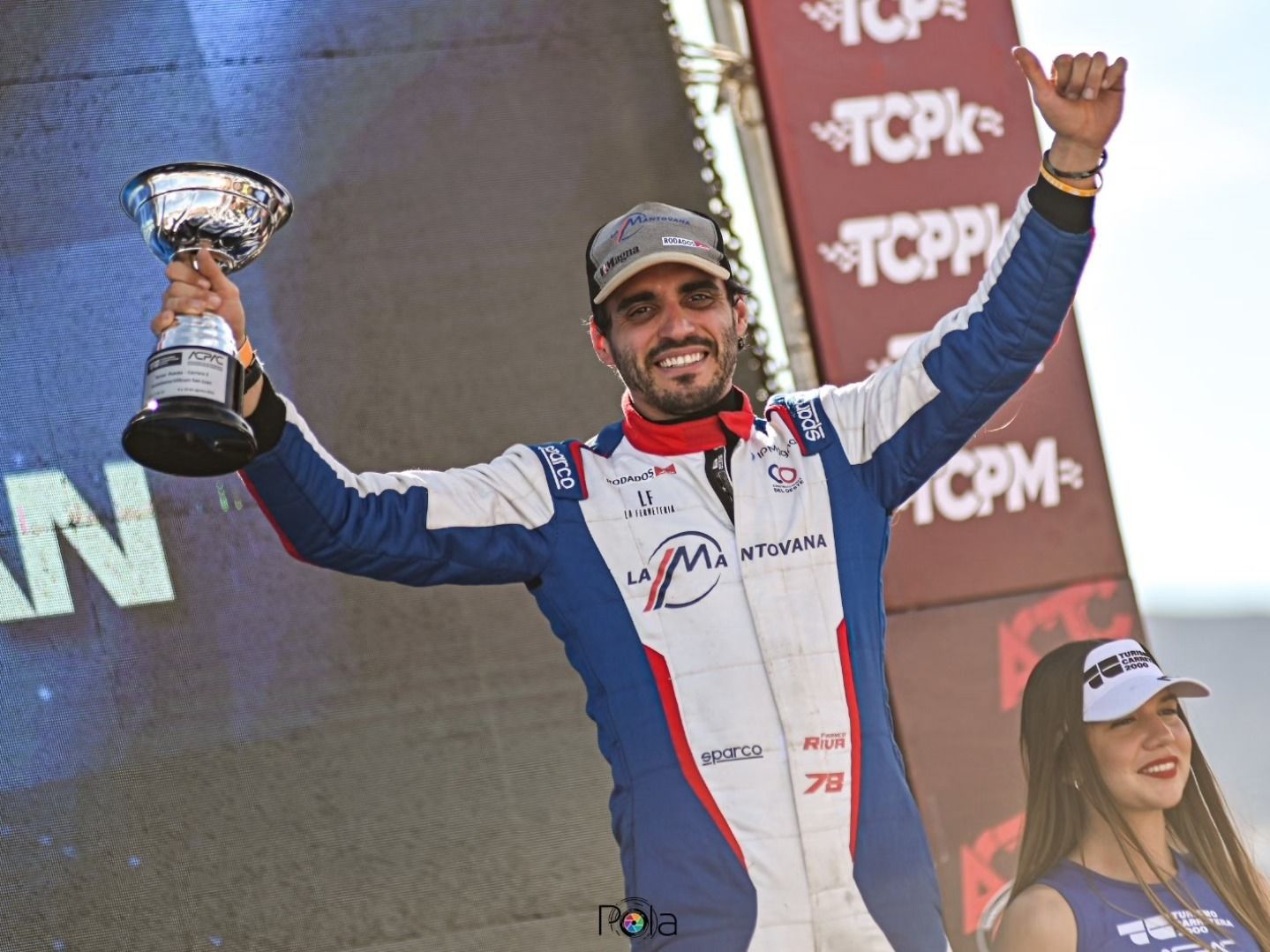 El gualeguaychuense Franco Riva hizo podio en la final del Turismo Carretera 2000