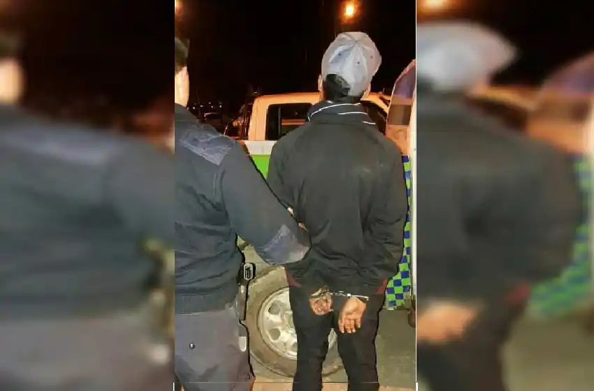 Delincuente rompió la pulsera electrónica pero lo atrapó la policía
