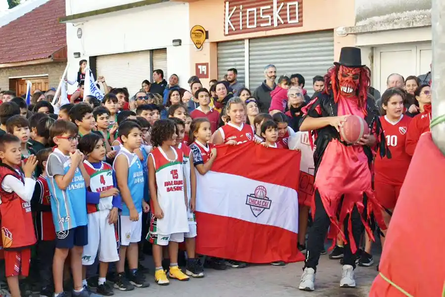 Encuentro de minibasquet en Lobería