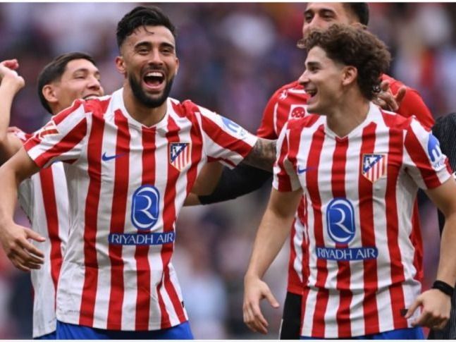 Nico González y Julián Álvarez buscaran acceder a cuartos con el Atlético de Madrid. Foto:AS