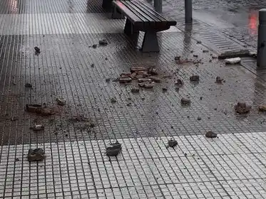 La tormenta genera problemas en varias zonas de Tandil
