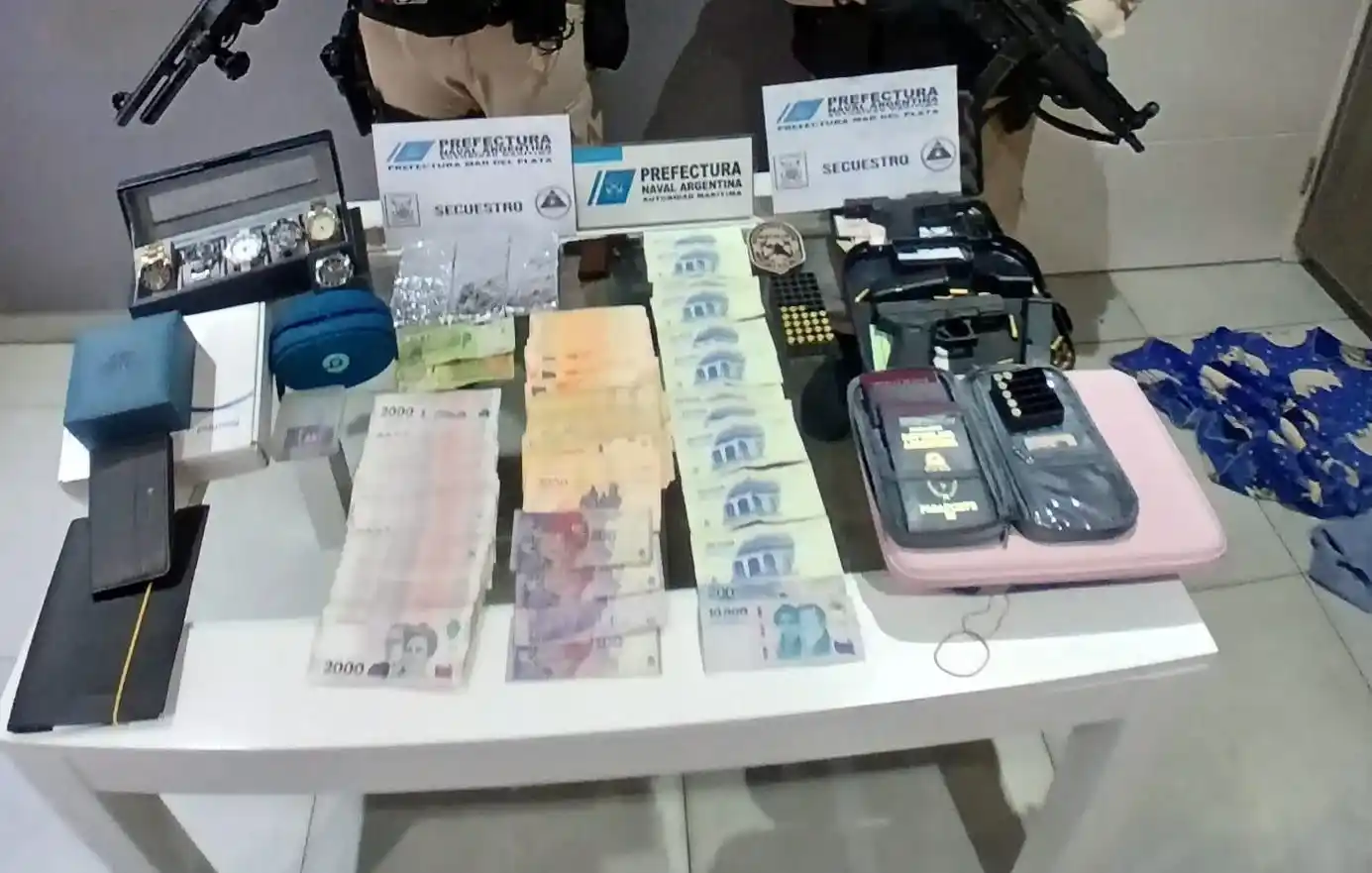 El procedimiento fue llevado adelante por personal de Prefectura Mar del Plata.
