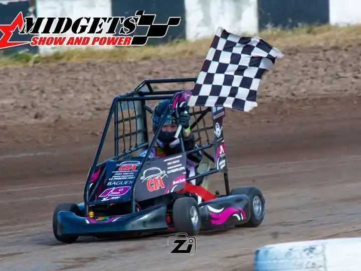 Trinidad Windholz festejó en el Mini midgets