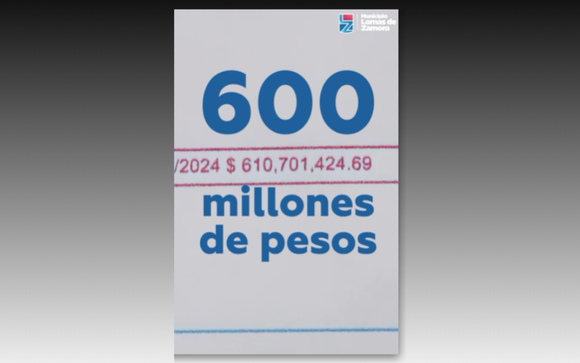 Lomas de Zamora: "Edesur envió una factura por más de 600 millones de pesos en concepto de alumbrado público"