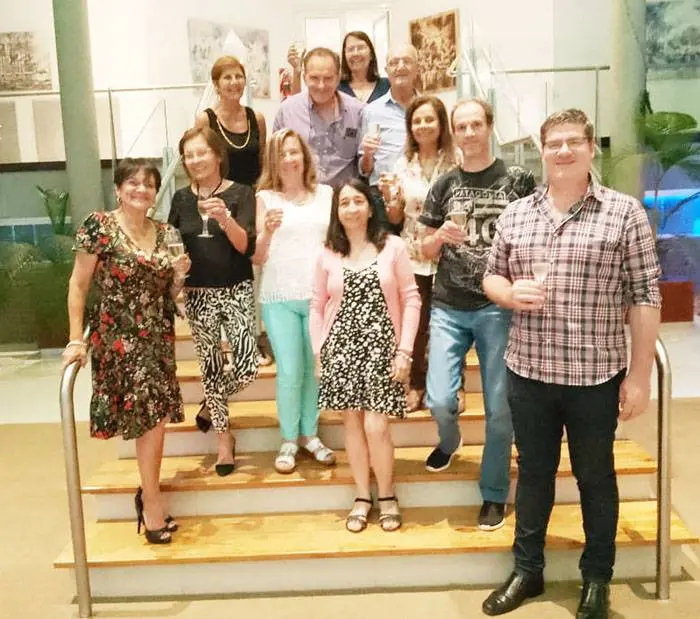 Reunión de  despedida de  año del Grupo  Orquidiófilo