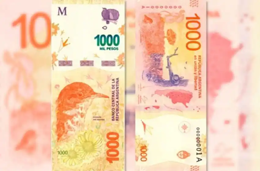 Cuáles son las medidas de seguridad para detectar un billete falso de $1000