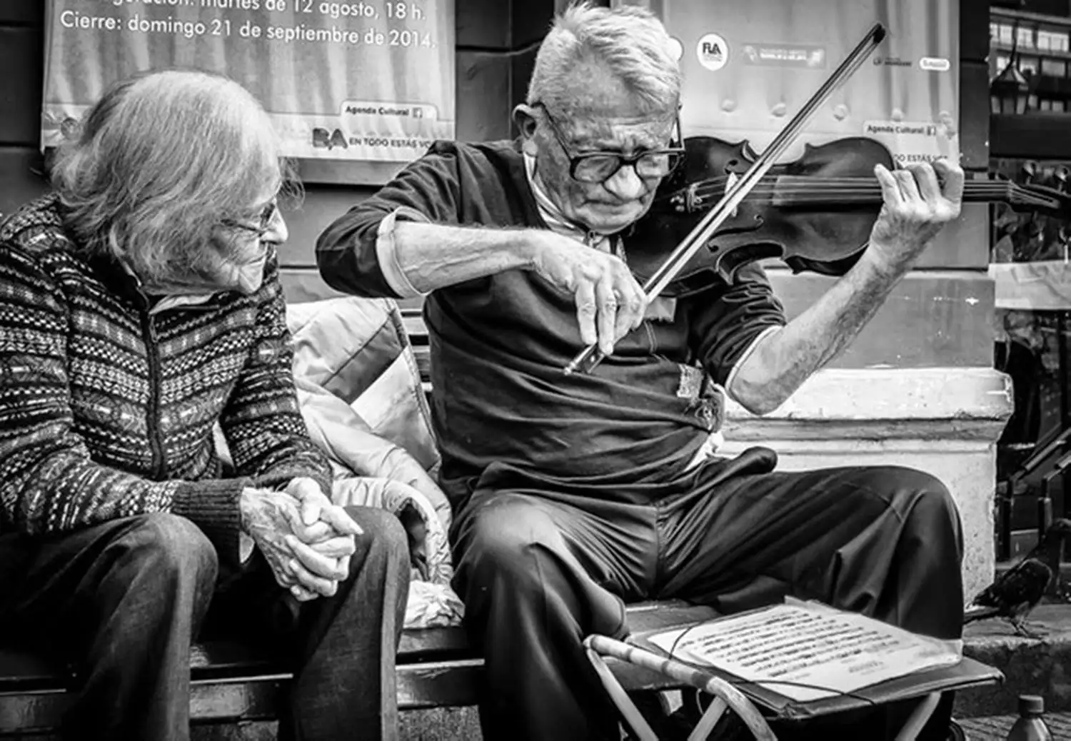 Foto ilustrativa. "Teníamos 30 años..." por Antonio Villacian. Mención de honor del Concurso de fotografía de la Fundación Navarro Viola.