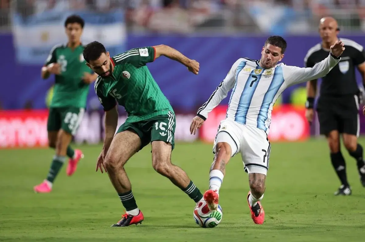 De Paul, una de las figuras del equipo ante Argelia.
