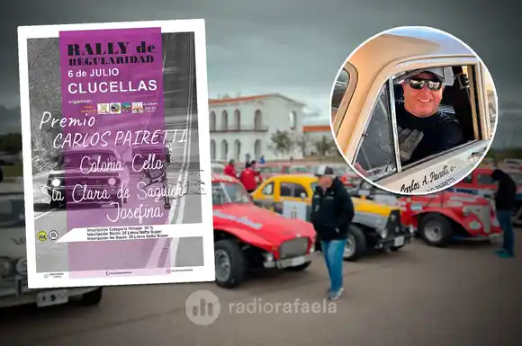 Fin de semana de rally de regularidad "Premio Carlos Pairetti" en Clucellas: un homenaje al legado del campeón