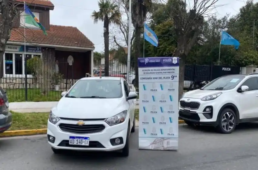 Circulaba con auto robado de La Matanza con patentes de Mar del Plata