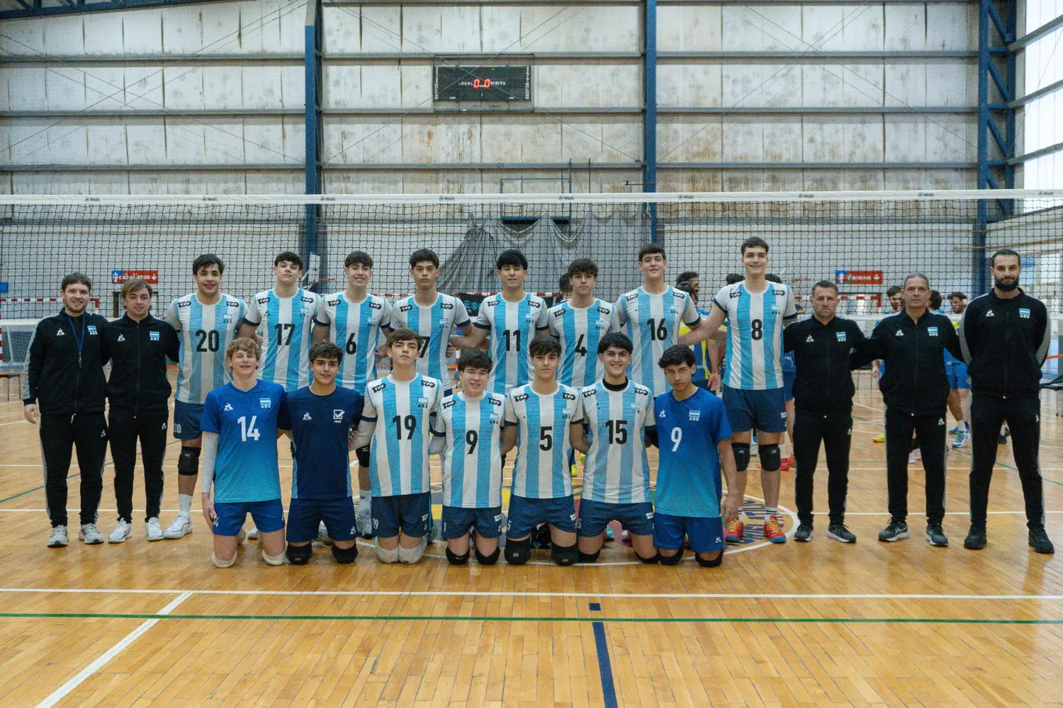 La Selección Nacional Sub 17 en el Polideportivo Municipal de Benito Juárez