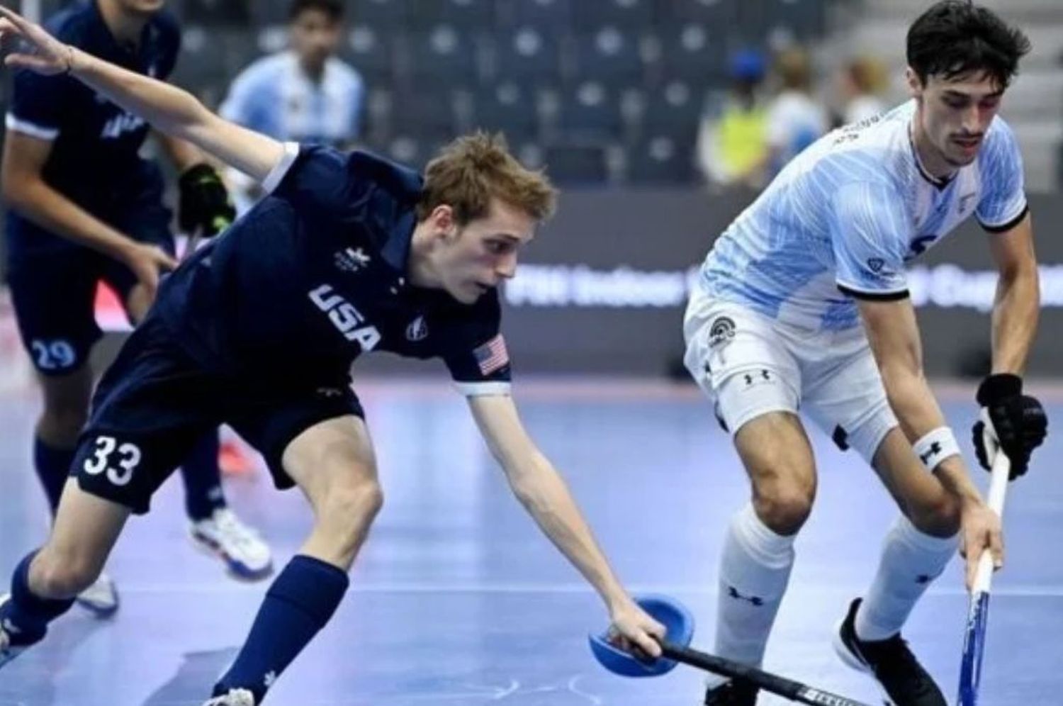 Mundial de hockey indoor: Argentina cayó con Estados Unidos pero pasó a cuartos de final