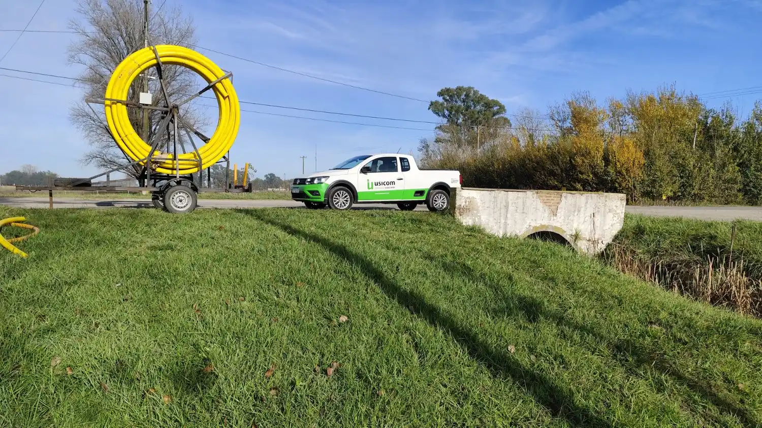 El Municipio de Tandil realiza obras de gas en María Ignacia Vela