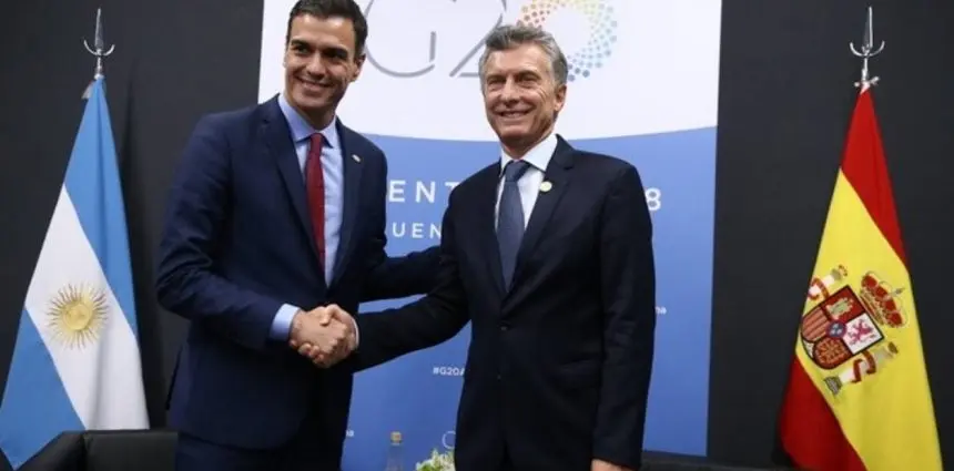 La Superfinal fue tema de diálogo entre Macri y Pedro Sánchez