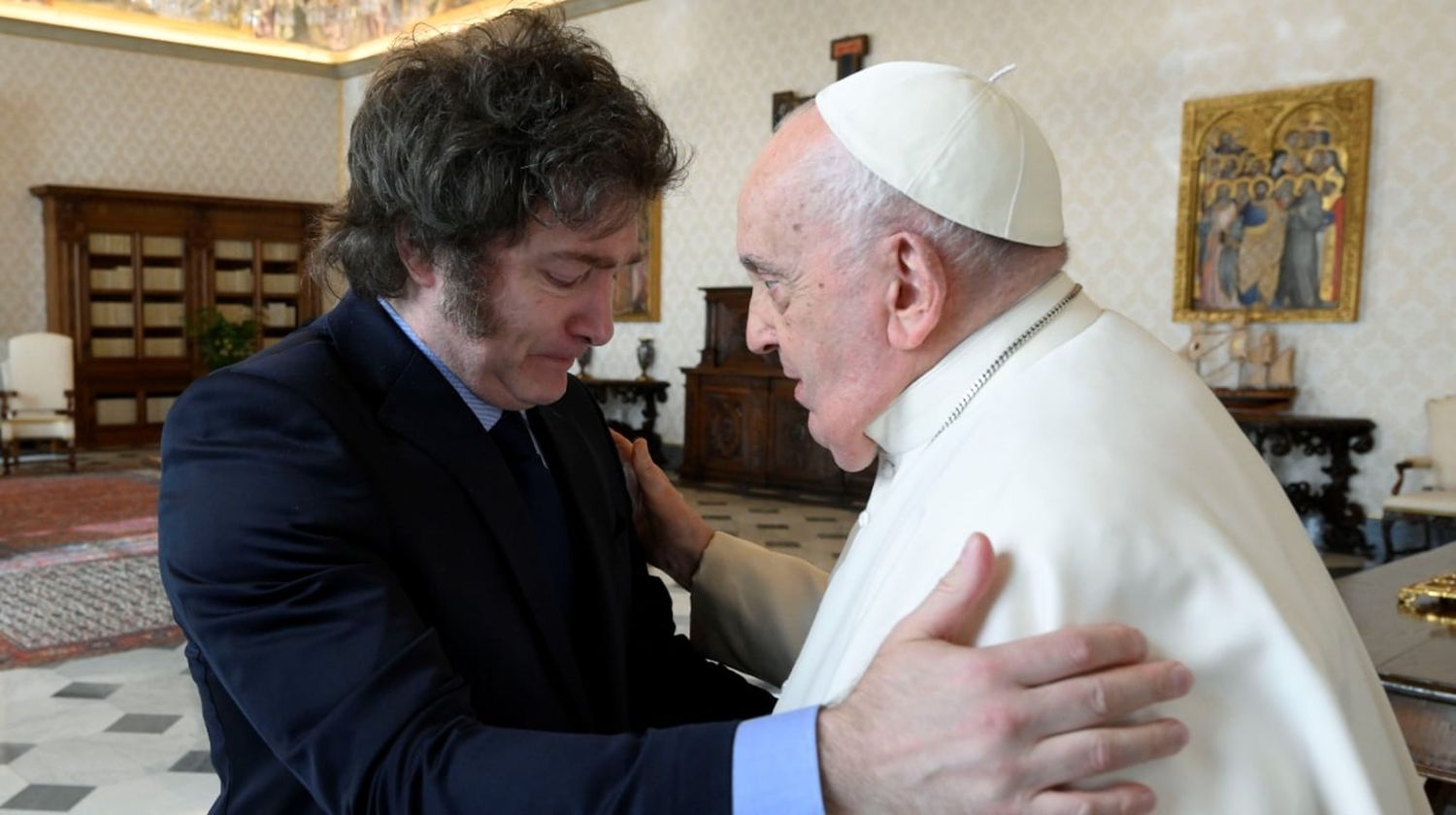 Javier Milei viajará el jueves al Vaticano para el funeral del papa Francisco