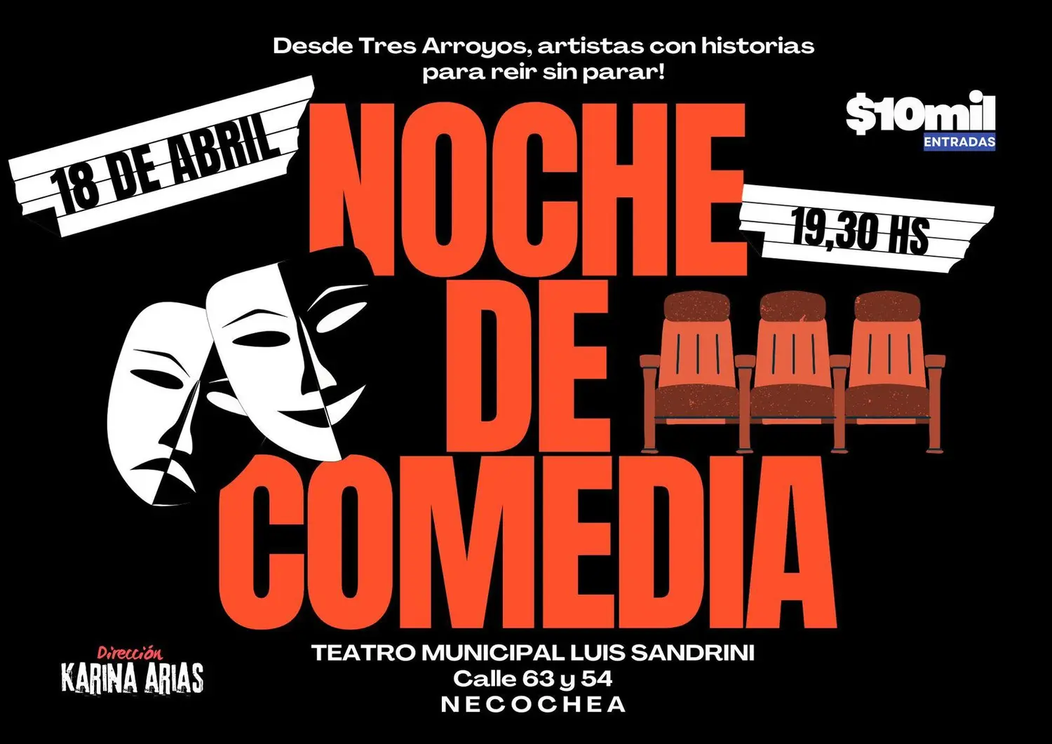Proyectarte llega a Necochea con humor, energía y teatro a pura risa