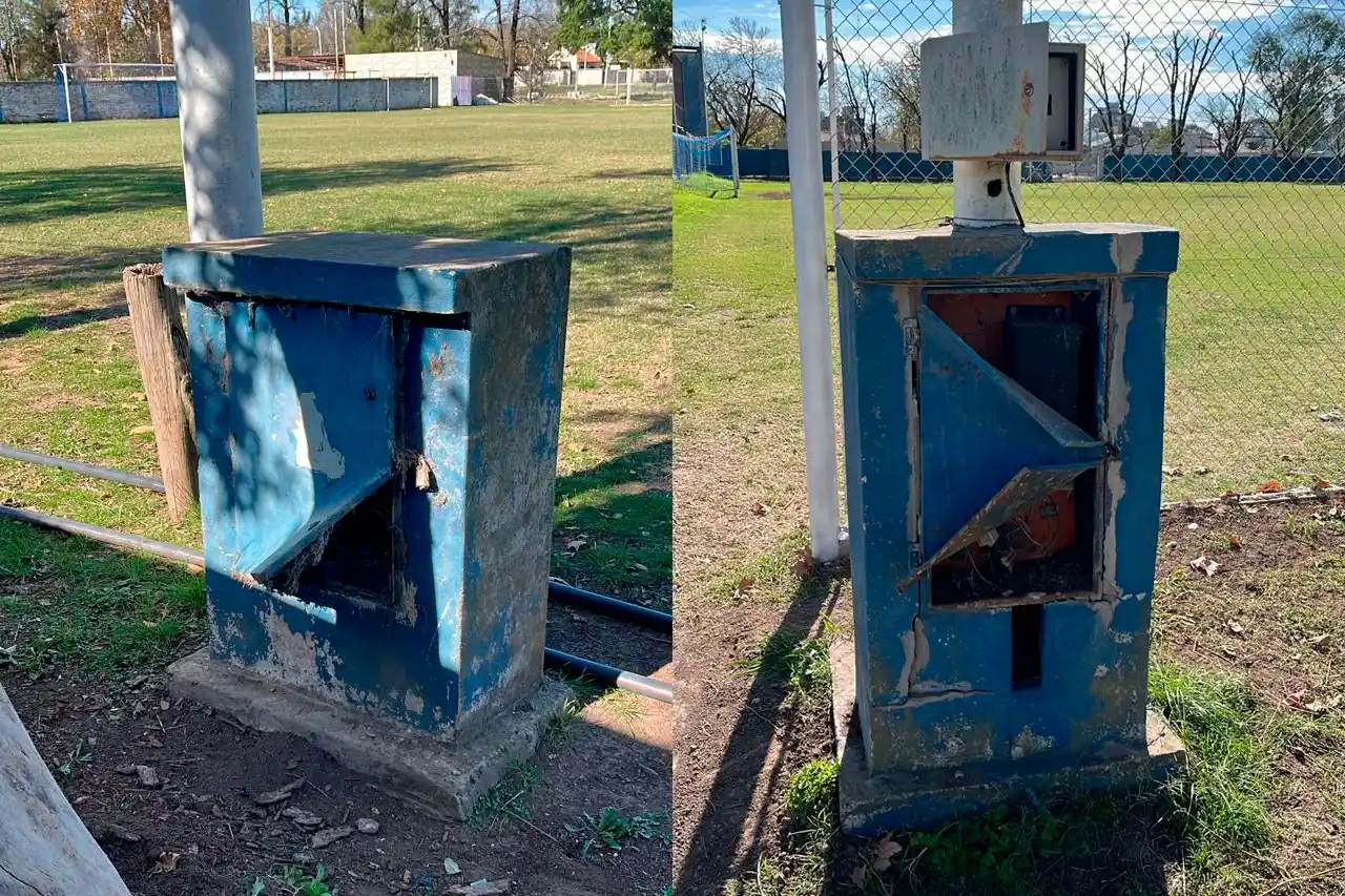 Ben Hur volvió a ser víctima de la inseguridad: robaron caños de agua y cables eléctricos