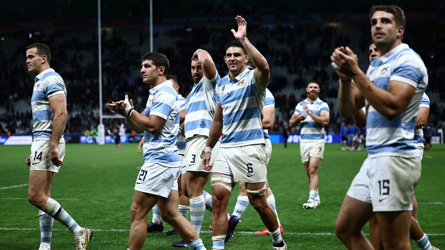 Los Pumas quieren avanzar de ronda en el mundial.