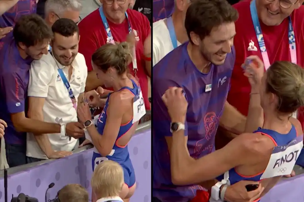 Alice Finot le pidió casamiento  a su novio