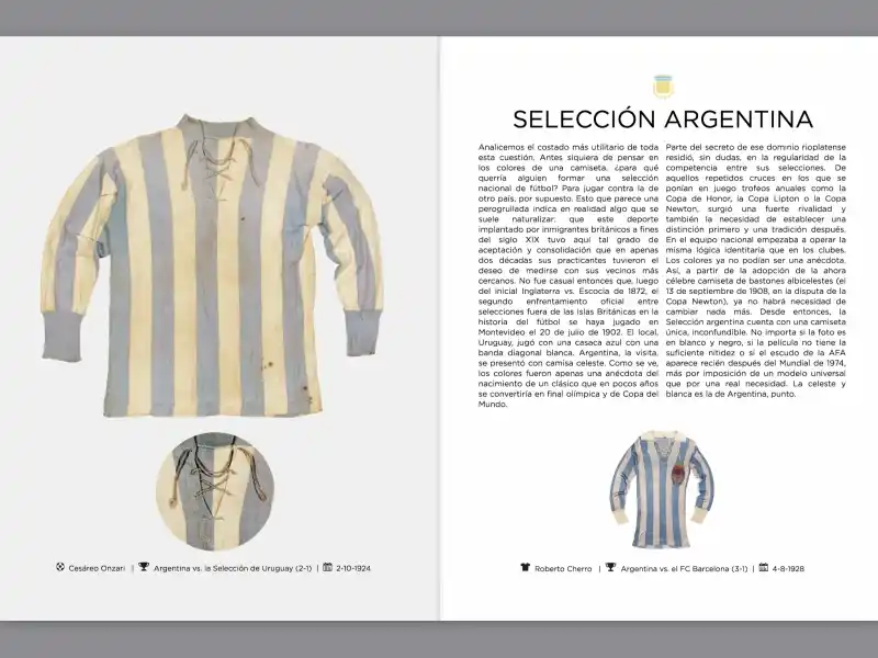 Se lanzó el libro “Camisetas legendarias del fútbol argentino”