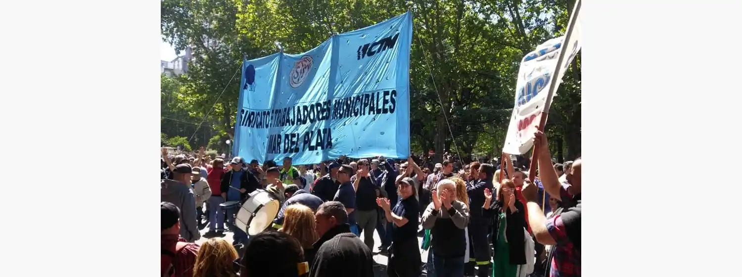 Municipales decretaron retención de tareas por tiempo "indeterminado"