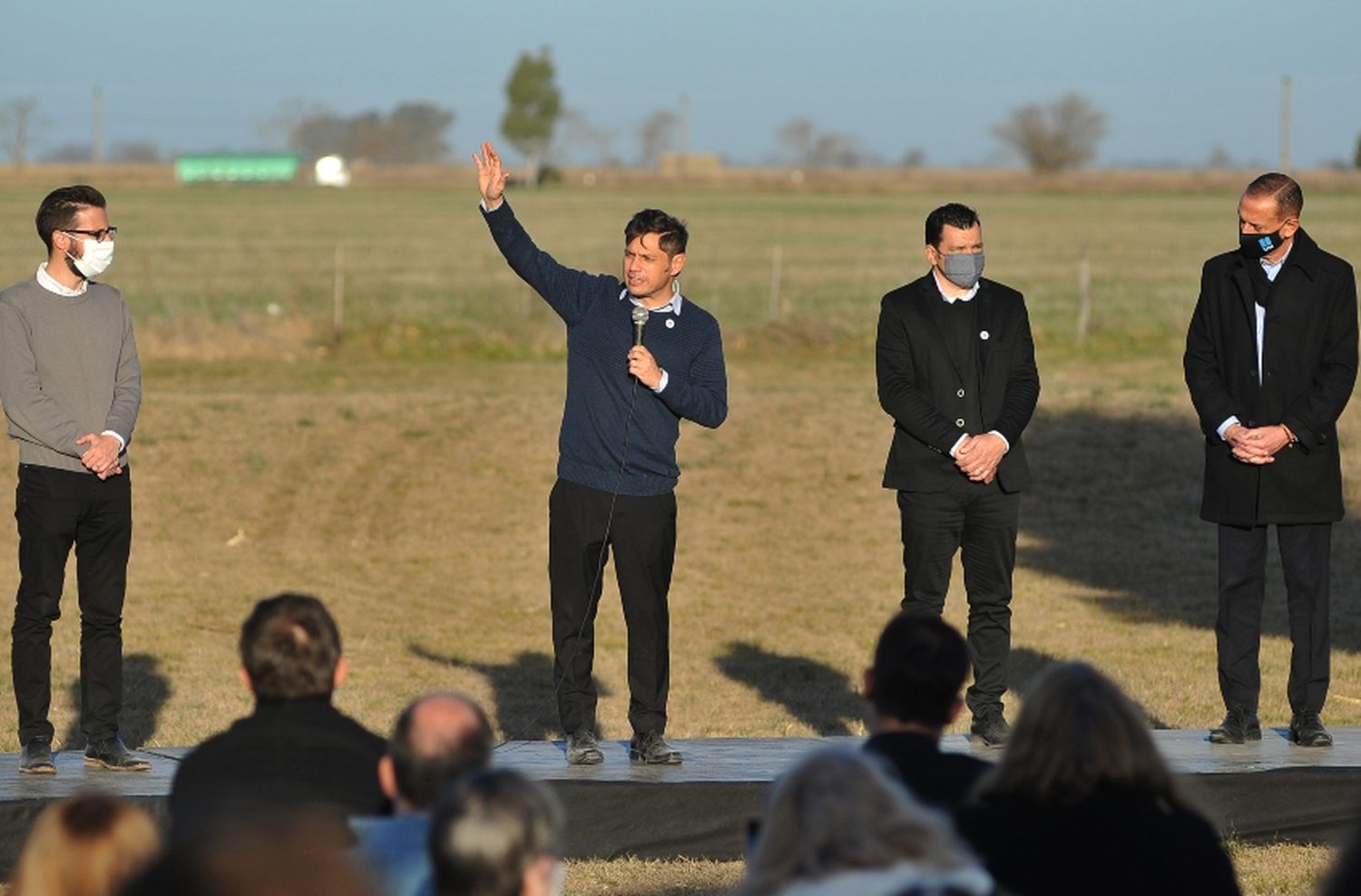 Kicillof: “Las obras hay que empezarlas y terminarlas, no nos gustan las cosas a medias”