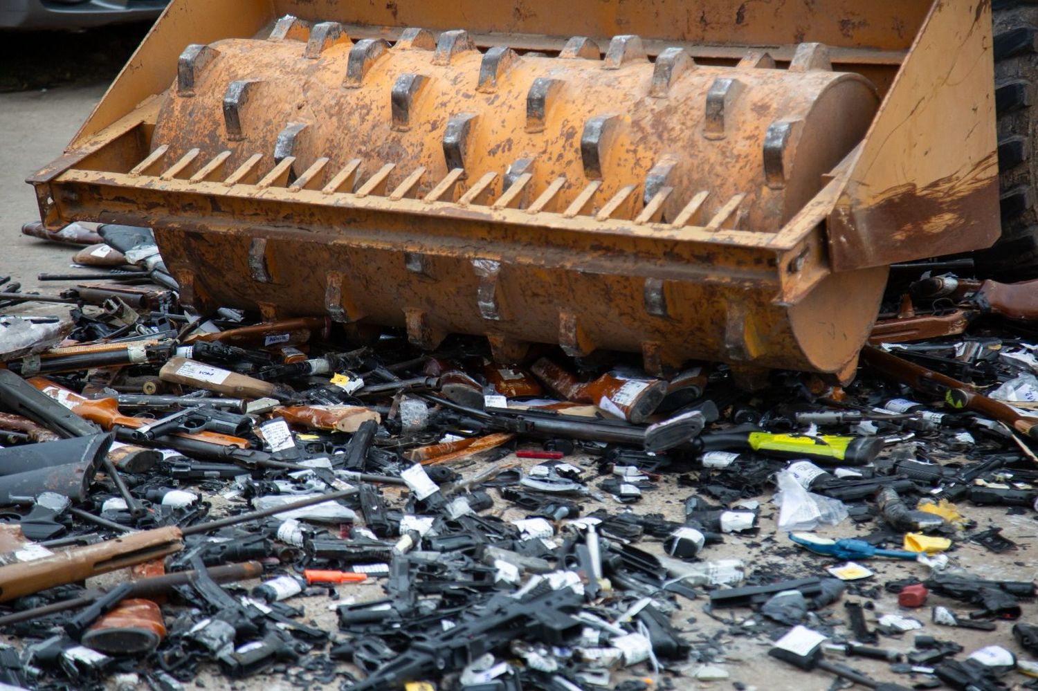 Destrucción de armas de fuego