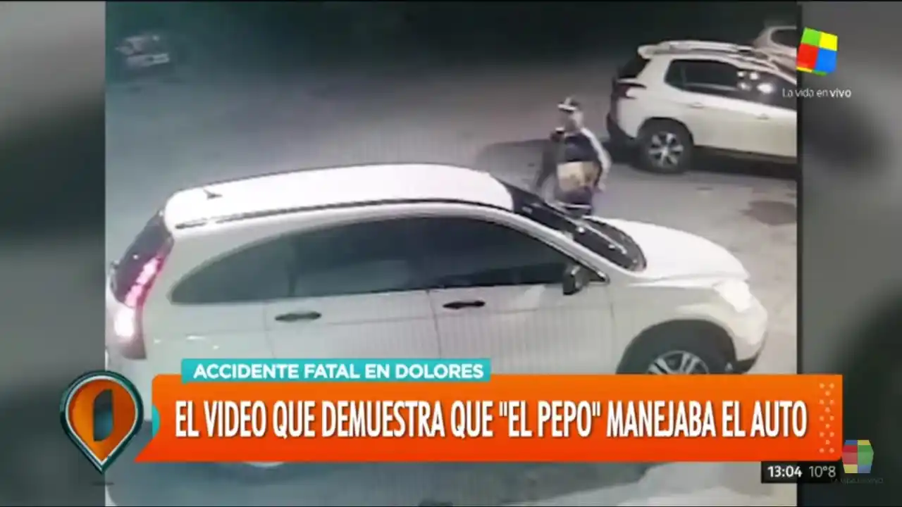 El video que confirma que "El Pepo" manejaba la camioneta del trágico accidente en Dolores